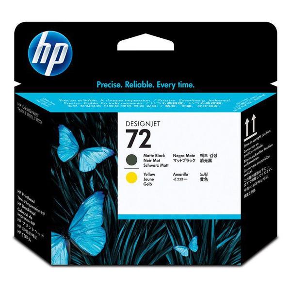 Imagem de Cabeça de Impressão HP 72 C9384A Amarelo e Preto Matte