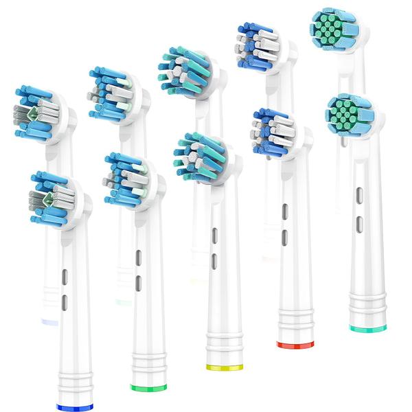 Imagem de Cabeças de escova de dentes de reposição Abomet para Oral B, pacote com 10