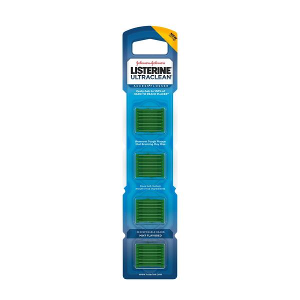 Imagem de Cabeças de recarga Flosser Listerine Ultraclean Access 28x5 Mint