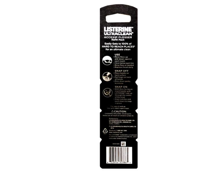 Imagem de Cabeças de recarga Flosser Listerine Ultraclean Access, pacote com 28 x 3