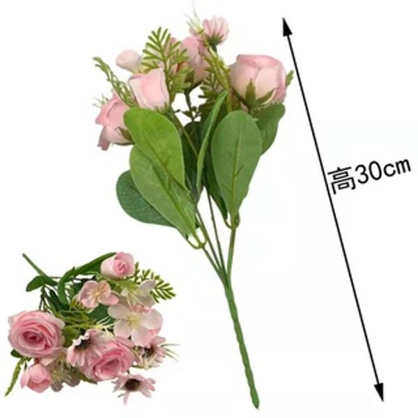 Imagem de Cabeças Peônia  MT1113-5 Rosa Flores Artificiais Decoração