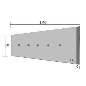 Imagem de Cabeceira 140 Cama Box Berlim Botone Cinza Corano Painel RBL