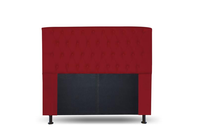 Imagem de Cabeceira 195 lady cor suede vermelho topázio decor