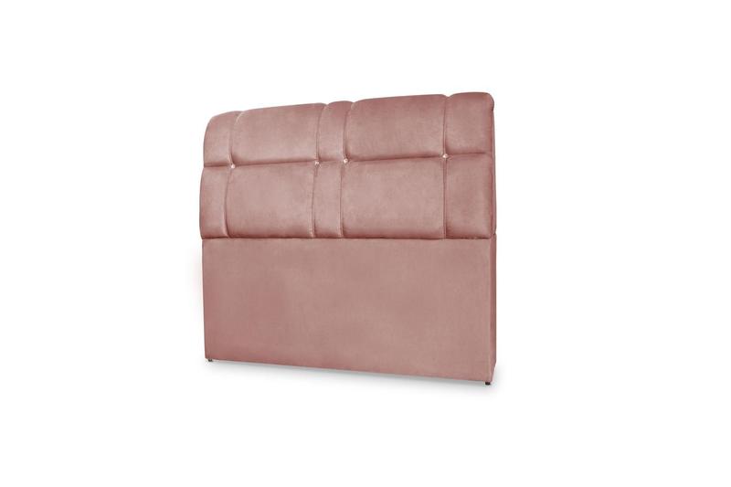 Imagem de Cabeceira Baú Imperador Solteiro 90cm Suede Rosa