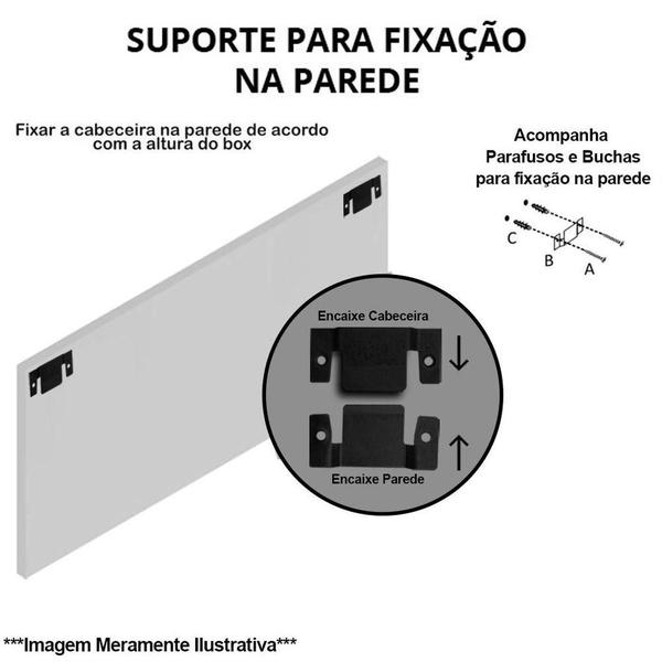 Imagem de Cabeceira Cama Box Casal 140Cm D10 Safira Corano Bege - Mpozenato