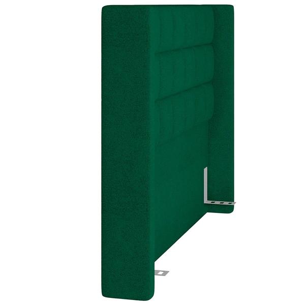 Imagem de Cabeceira Cama Box Casal 160 cm P05 Paris Bouclê Verde - Lyam Decor