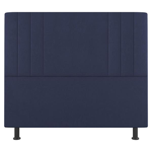 Imagem de Cabeceira Cama Box Casal Grace 140cm Suede Azul - Desk Design