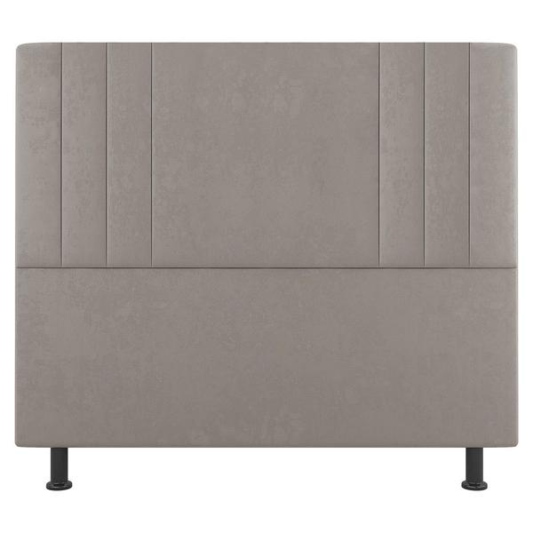 Imagem de Cabeceira Cama Box Casal Grace 140cm Suede Bege - Abmaza