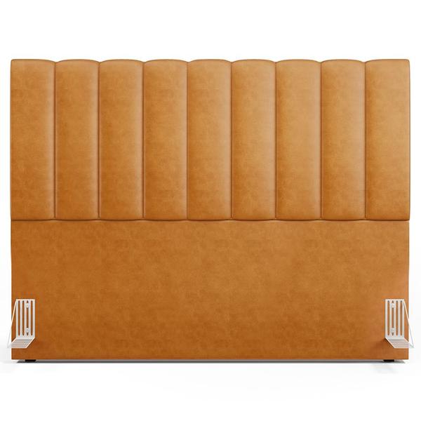 Imagem de Cabeceira Cama Box Casal King 195 cm Dália W01 material sintético Whisky - Lyam Decor