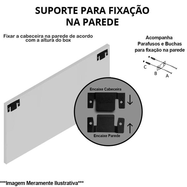 Imagem de Cabeceira Cama Box Casal King 195cm Esmeralda Veludo J02 Preto - Mpozenato