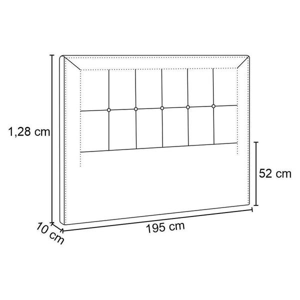 Imagem de Cabeceira Cama Box Casal King 195cm Paolla P02 Veludo Verde Musgo