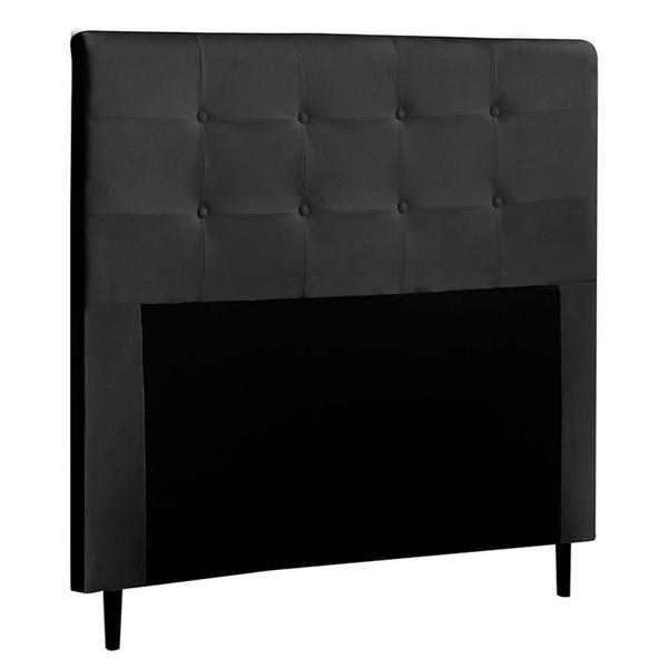 Imagem de Cabeceira Cama Box Casal King Luna 193cm Corano Preto - Abmaza