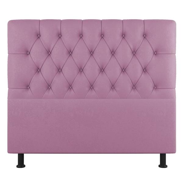 Imagem de Cabeceira Cama Box Casal King Size Nice 195cm Suede Rosa - Abmaza