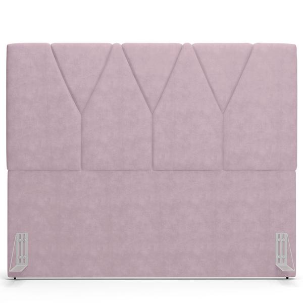 Imagem de Cabeceira Cama Box Casal Queen 160 cm Aurora W01 Suede Rosê - Lyam Decor