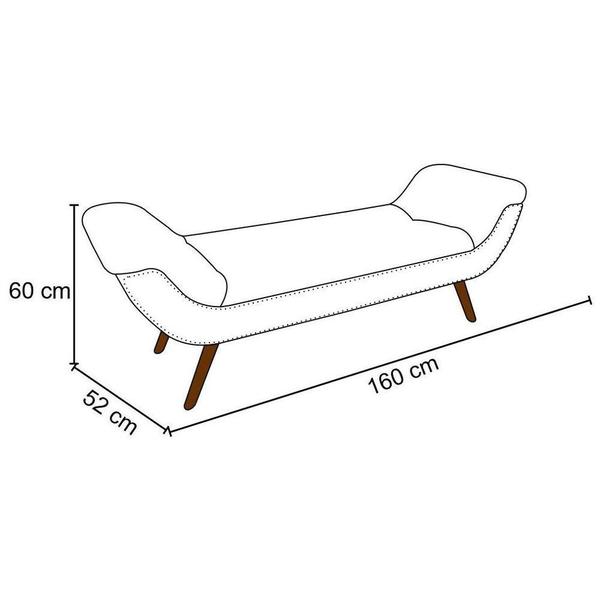 Imagem de Cabeceira Cama Box Casal Queen 160cm Provença Com Calçadeira Vêneto P02 Linho Bege Cru