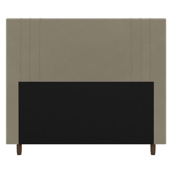 Imagem de Cabeceira Cama Box Casal Queen Size Ferrara 160cm Suede Bege - Desk Design