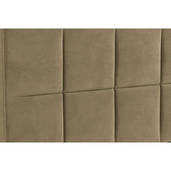 Imagem de Cabeceira Cama Box Estofada Casal CAB011 Boucle Chocolate - Kappesberg