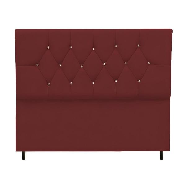 Imagem de Cabeceira Cama Box Estofada Solteirão 100 cm Suede Isabela