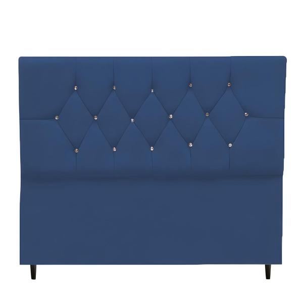 Imagem de Cabeceira Cama Box Estofada Solteirão 100 cm Suede Madri