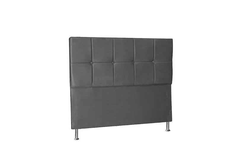 Imagem de Cabeceira Cama Box King Estofada Portugal 195 Cm Suede Cinza