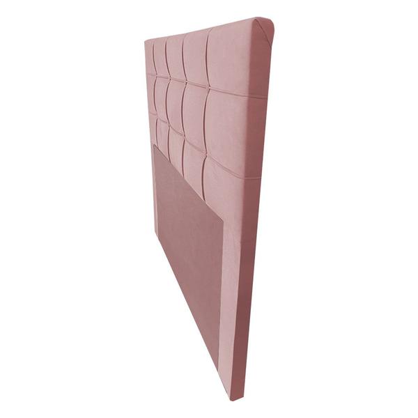 Imagem de Cabeceira Cama Box Queen 160 Cm Suede Rose Ana Luisa