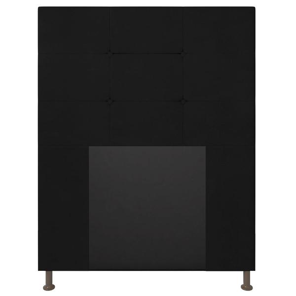 Imagem de Cabeceira Cama Box Solteiro 90cm D10 Safira Corano Preto - Mpozenato