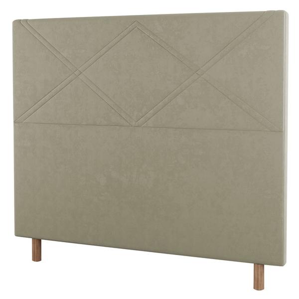 Imagem de Cabeceira Cama Box Solteiro Cairo 90cm Corano Bege - Desk Design