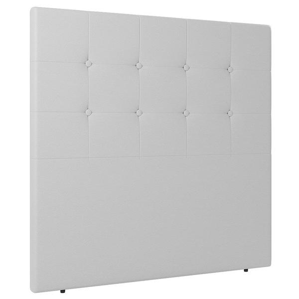 Imagem de Cabeceira Cama Box Solteiro Luana 90cm Sintético Branco - Abmaza