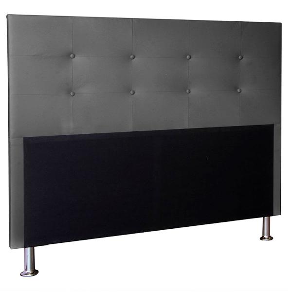 Imagem de Cabeceira Cama de Solteiro 90cm Estofada Quarto Box Com Pés Suede material sintético