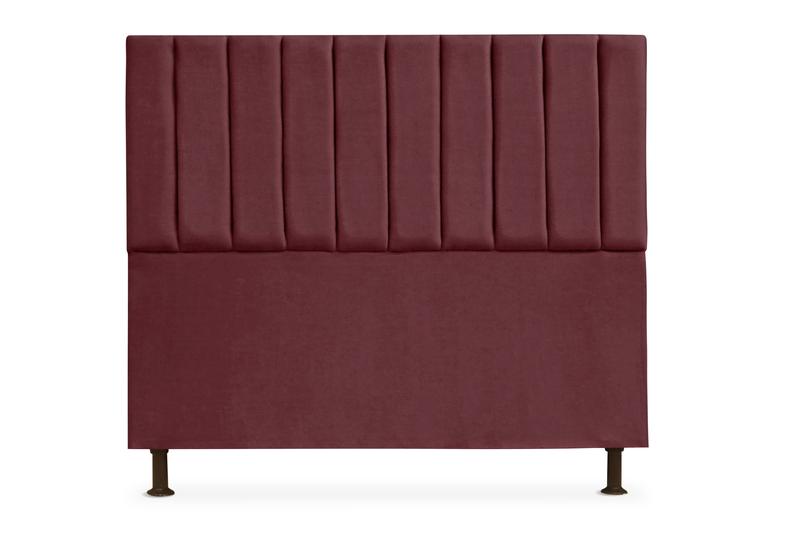 Imagem de Cabeceira Cancun Casal 140cm Suede Bordo