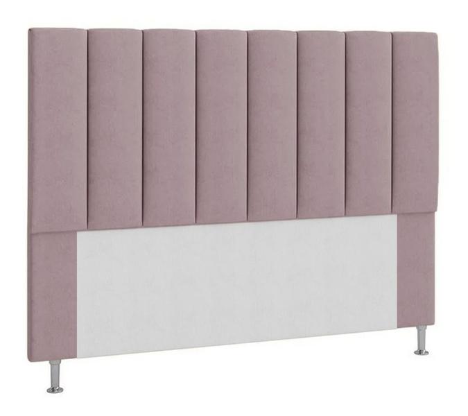 Imagem de Cabeceira Cancun Para Cama Box Casal 140 Cm Suede Rosê - DL Decor