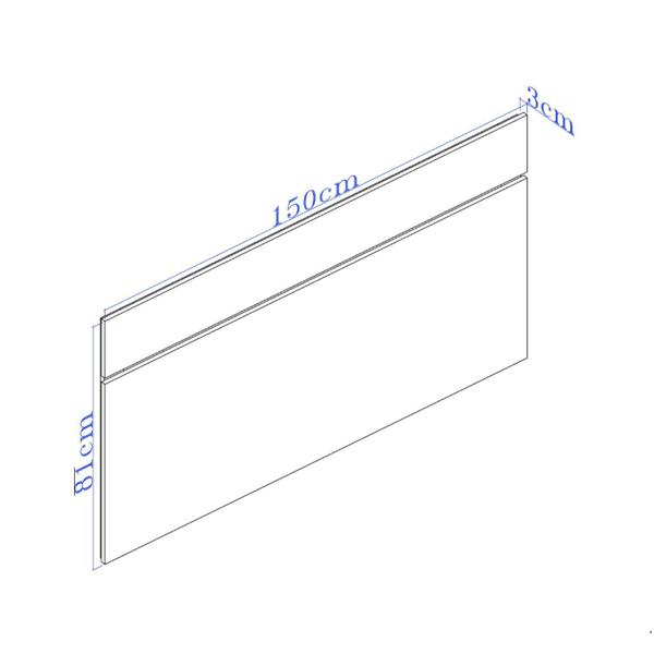 Imagem de Cabeceira Casal 100% Mdf 150x81cm