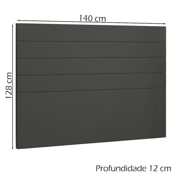 Imagem de Cabeceira Casal 140 cm Lisben Linho SL 74 Peer