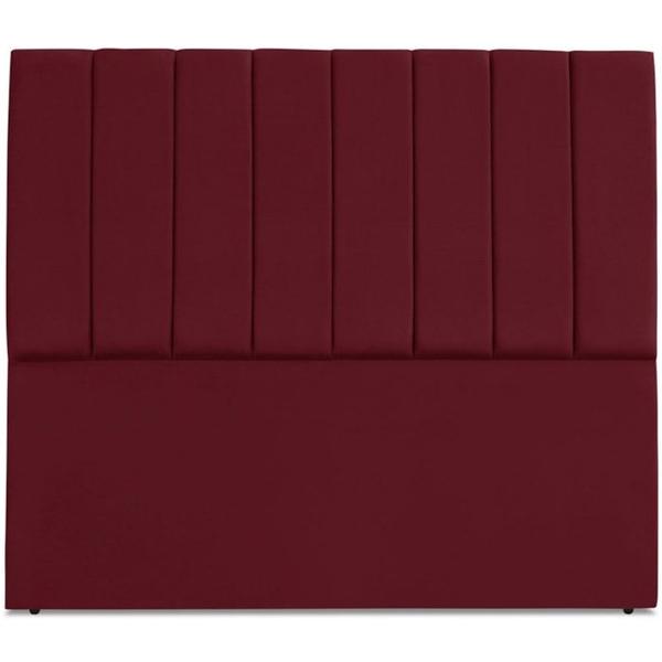 Imagem de Cabeceira Casal 140cm Allia Suede Vinho RM