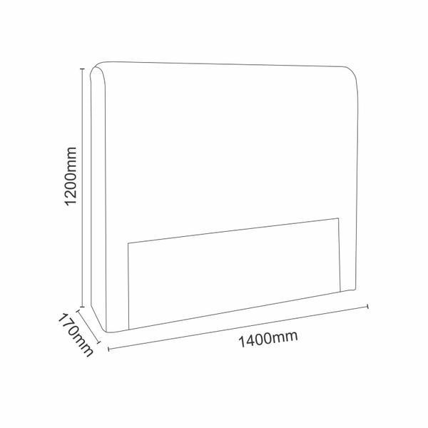 Imagem de Cabeceira Casal 140cm Dama New Plus