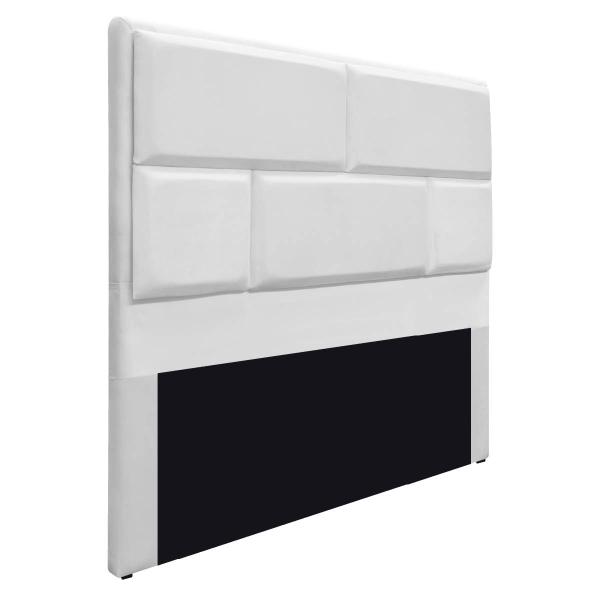 Imagem de Cabeceira Casal Brick P02 140 cm para cama Box Sintético - ADJ Decor