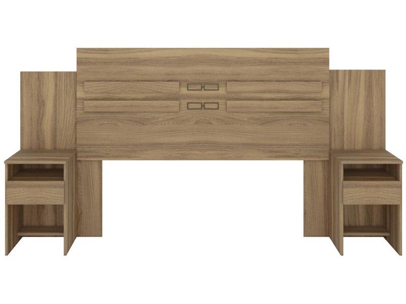 Cabeceira Casal com Sommier Pintura UV Demóbile - Triunfo Amendola Touch Cabeceira Casal com Sommier Pintura UV Demóbile - Triunfo Amendola Touch