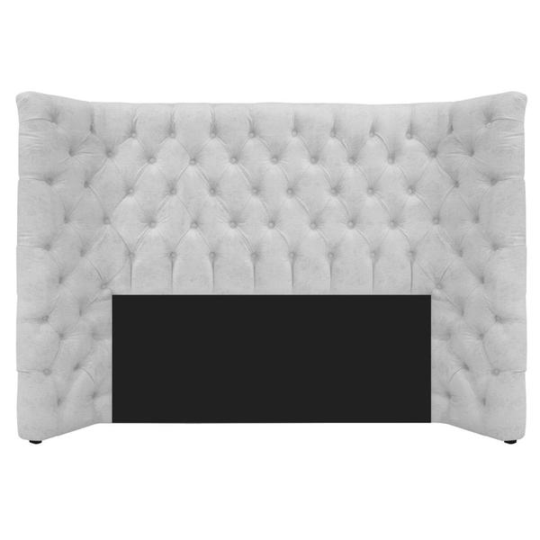 Imagem de Cabeceira Casal Everest P02 140 cm para cama Box Corano Branco - Amarena Móveis