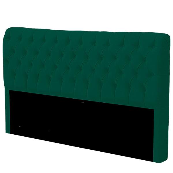 Imagem de Cabeceira Casal King Size Estofada para Cama Box Glass Veludo