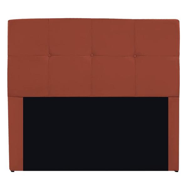 Imagem de Cabeceira Casal Marseille P02 140 cm Suede Terracota - Amarena Móveis