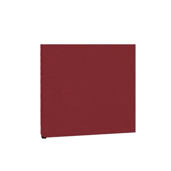 Imagem de Cabeceira Casal Palermo P04 140 cm Suede  Vermelho TCA 53 - Amarena Móveis