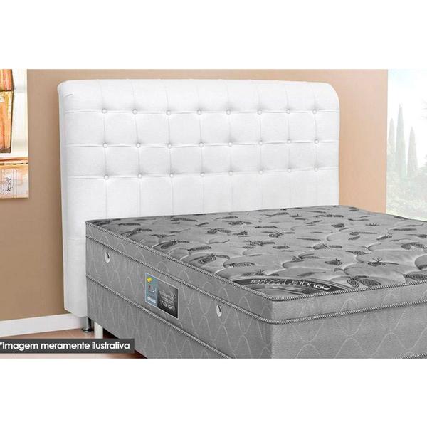 Imagem de Cabeceira Casal Queen 160cm Ana Para Cama Box Napa Branco - DS Estofados