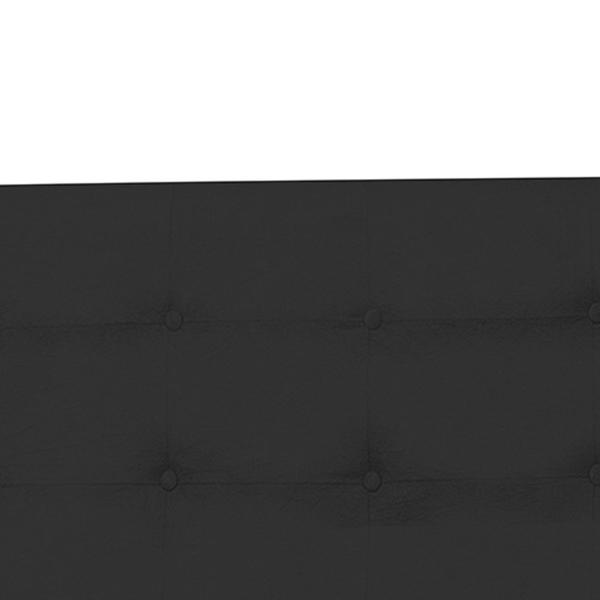 Imagem de Cabeceira Casal Queen 160cm Para Cama Box Luna Suede Preto - DS Estofados