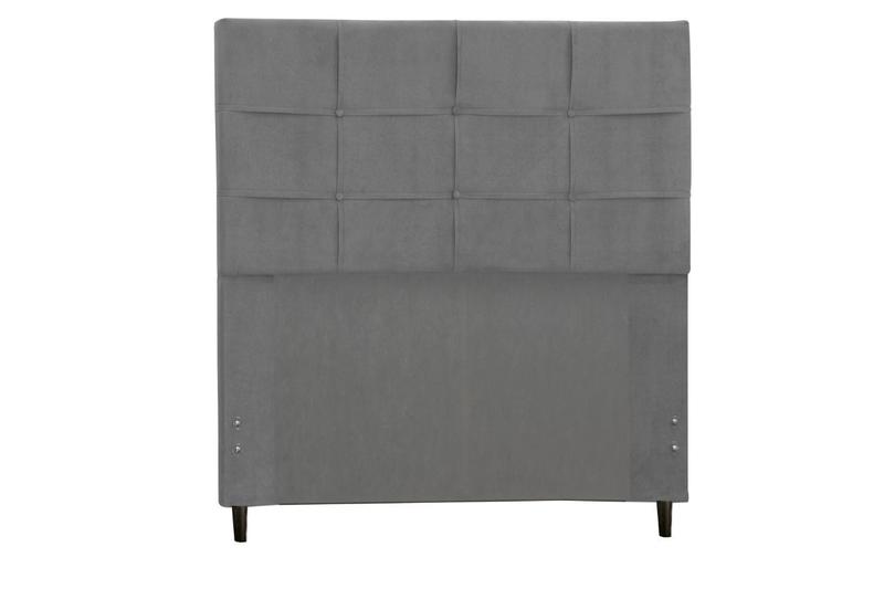 Imagem de Cabeceira Casal Queen Size 164 Cm Style Chumbo para Cama Box Estofada - JBE Móveis