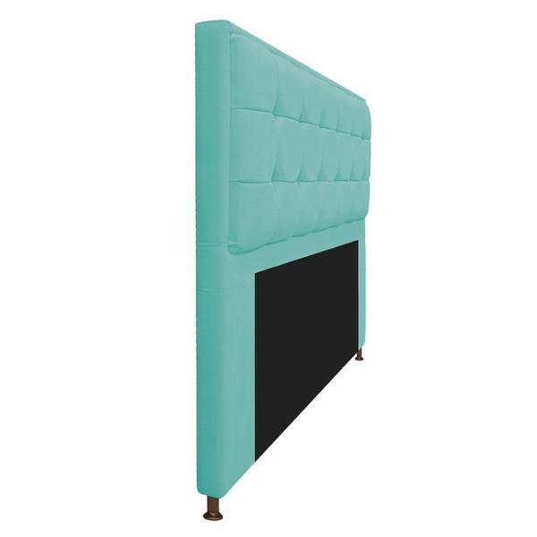 Imagem de Cabeceira Copenhague 160 cm Queen Size Suede Azul Tiffany AM Decor