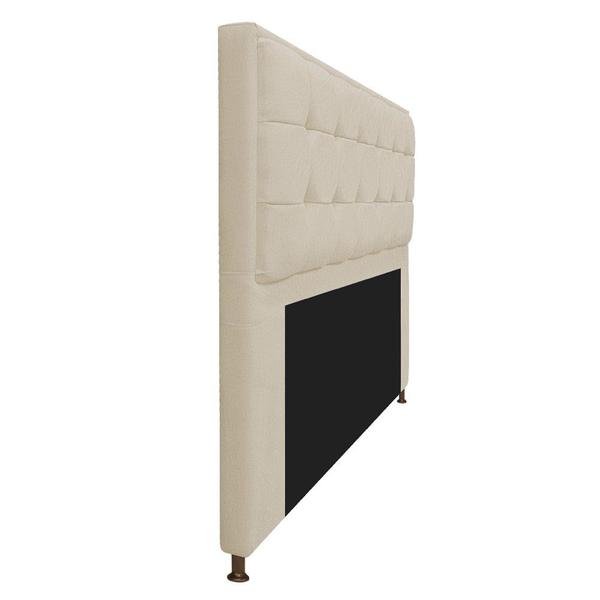 Imagem de Cabeceira Copenhague 195 cm King Size Suede Bege - ADJ Decor