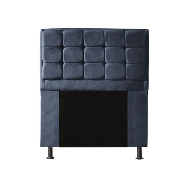 Imagem de Cabeceira Copenhague Para Cama Box Solteiro 120cm com Capitonê Suede - Ecotec Decor