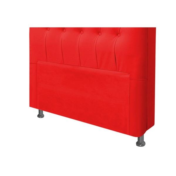 Imagem de Cabeceira Dama 1,40 Cm Para Cama Box Casal Vermelho