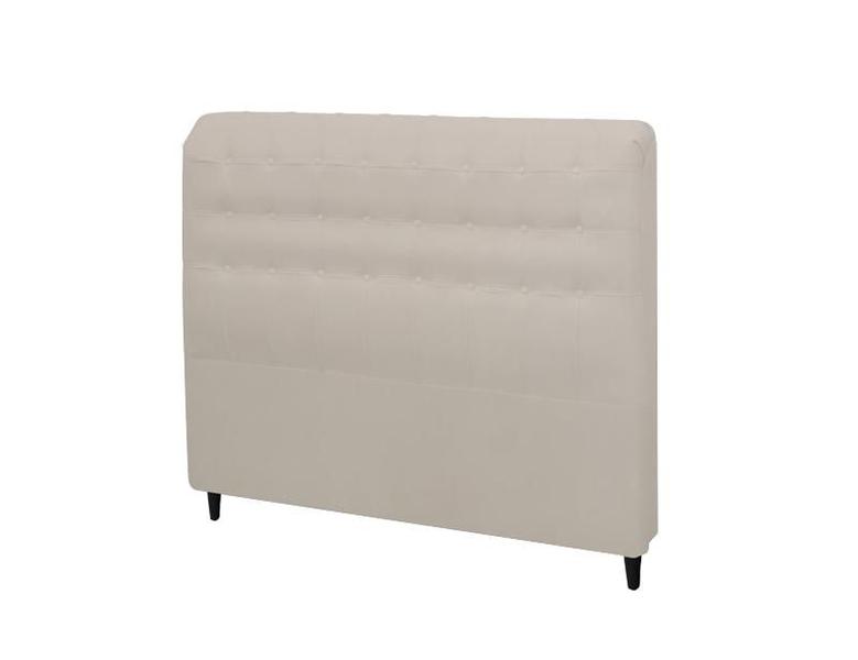 Imagem de Cabeceira Dama New Plus Queen 1600mm Veludo Adar Off White - Simbal