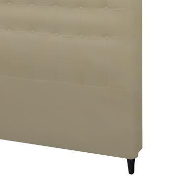 Imagem de Cabeceira Dama New Plus Solteiro 900mm Liinho Creme - Simbal